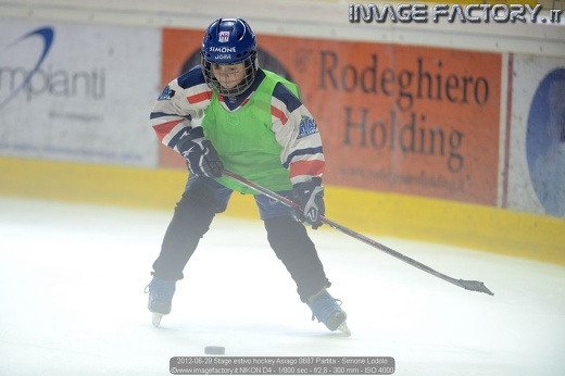 2012-06-29 Stage estivo hockey Asiago 0687 Partita - Simone Lodolo